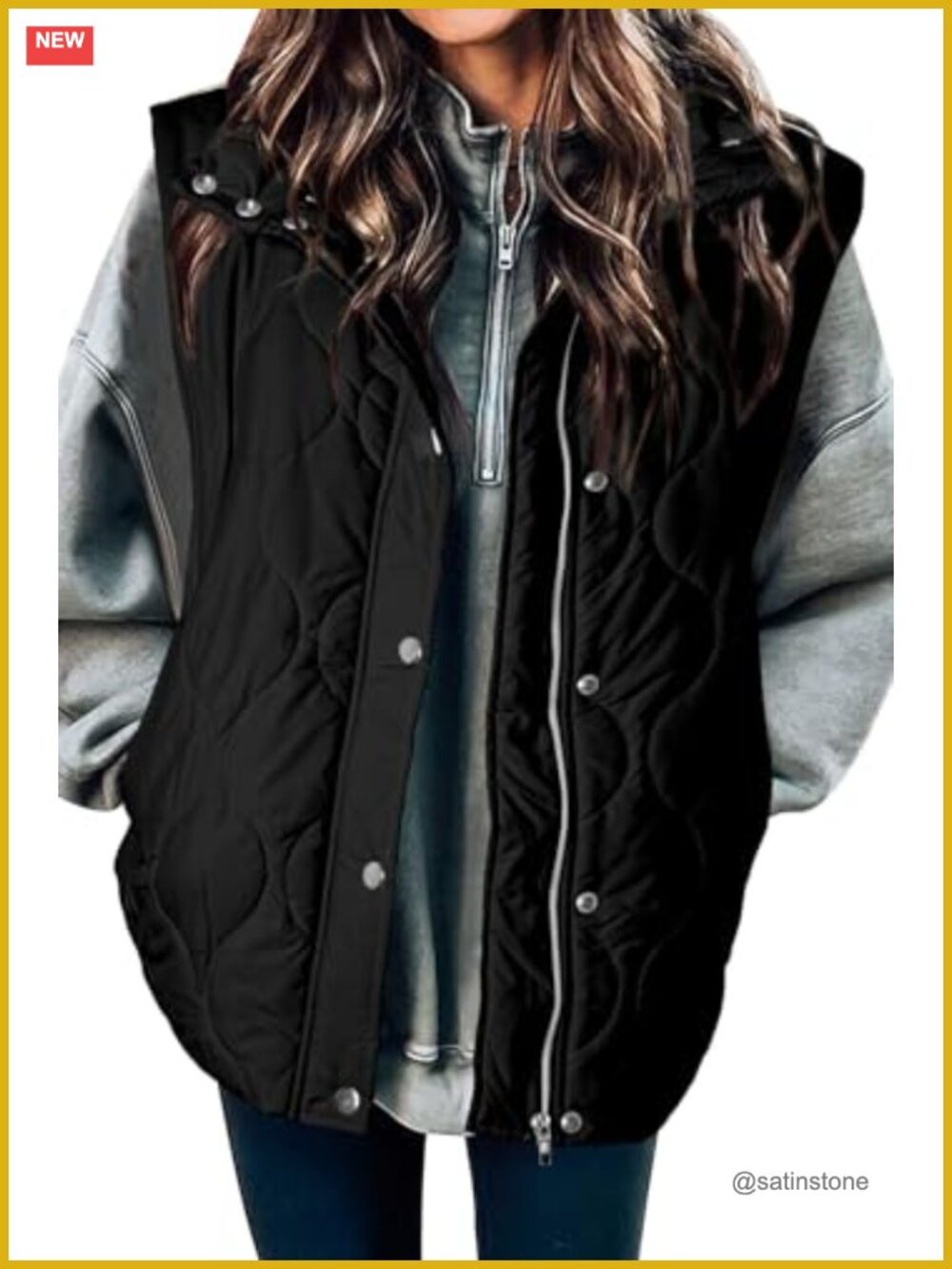 Lightweight Cropped Puffer Vest Quilted Sleeveless Jacket